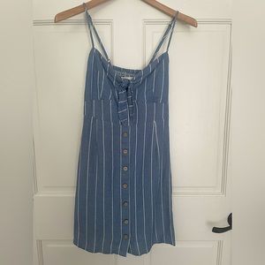 blue summer dress